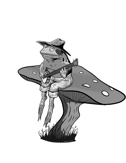 Benjoe the Banjo Picking Bullfrog